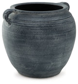 Meadie Distressed Blue Vase from Ashley - Luna Furniture