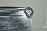 Meadie Distressed Blue Vase from Ashley - Luna Furniture