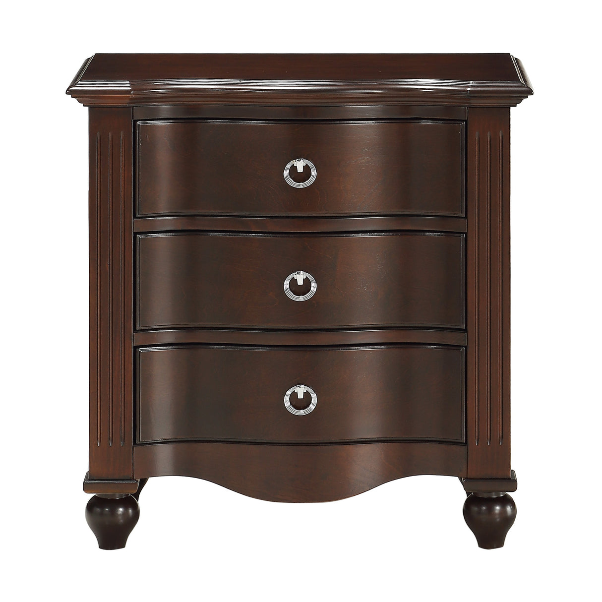 Meghan Espresso Nightstand from Homelegance - Luna Furniture