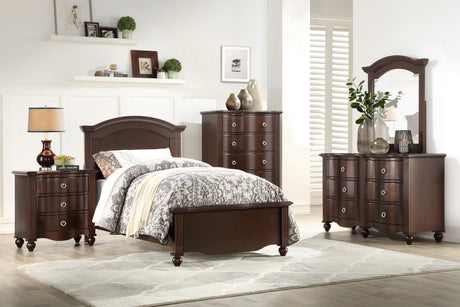 Meghan Espresso Nightstand from Homelegance - Luna Furniture