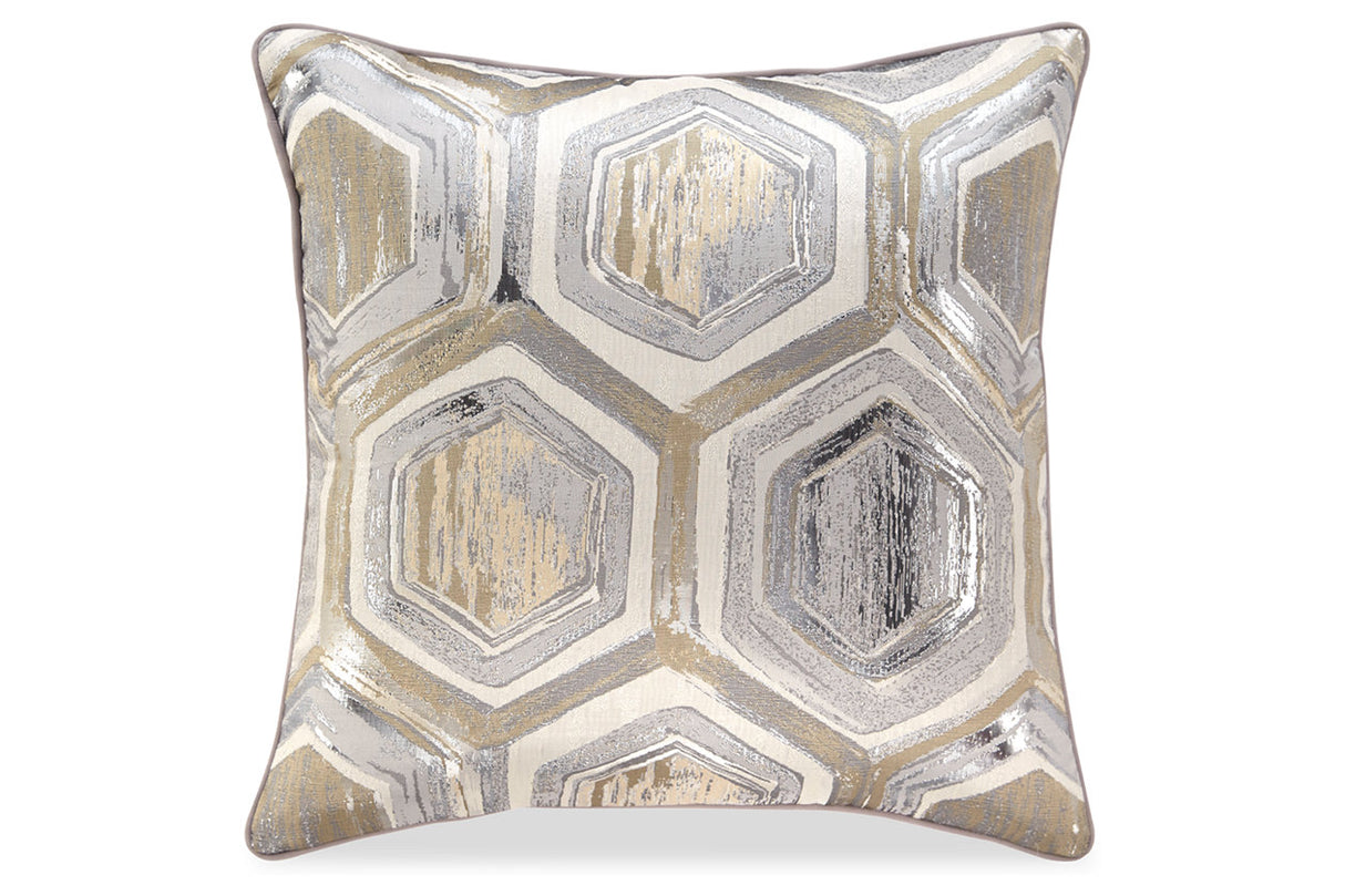 Meiling Metallic Pillow from Ashley - Luna Furniture