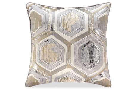 Meiling Metallic Pillow from Ashley - Luna Furniture
