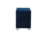 Melody Pacific Blue Upholstered 2-Drawer Nightstand from Coaster - Luna Furniture
