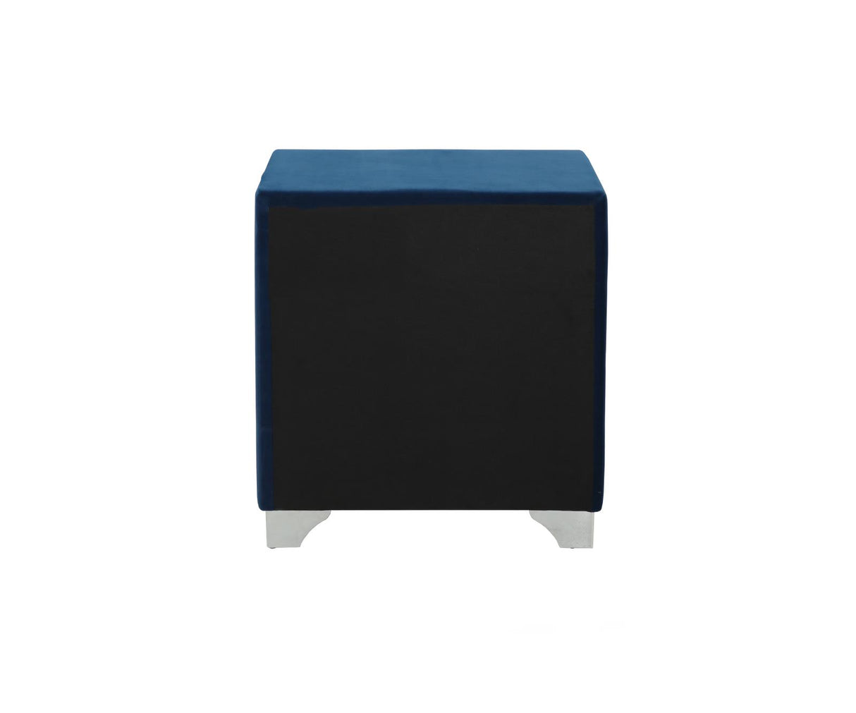 Melody Pacific Blue Upholstered 2-Drawer Nightstand from Coaster - Luna Furniture