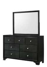 Micah Black LED Upholstered Panel Bedroom Set from Crown Mark - Luna Furniture