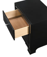Micah Black Nightstand from Crown Mark - Luna Furniture