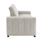 Michah Light Gray Convertible Sofa with Pull-out Bed from Homelegance - Luna Furniture