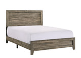 Millie Brownish Gray Queen Panel Bed from Crown Mark - Luna Furniture