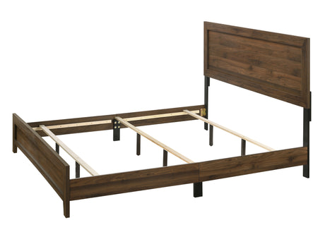 Millie Cherry Brown Panel Bedroom Set from Crown Mark - Luna Furniture