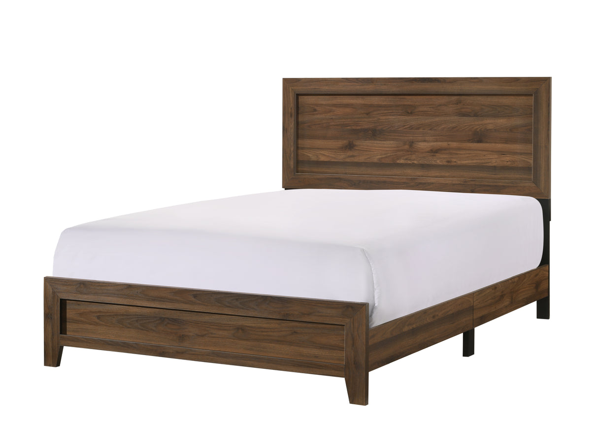 Millie Cherry Brown Panel Bedroom Set from Crown Mark - Luna Furniture