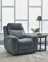 Mindanao Steel Power Recliner from Ashley - Luna Furniture