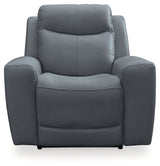 Mindanao Steel Power Recliner from Ashley - Luna Furniture