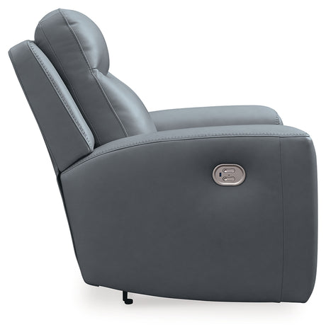 Mindanao Steel Power Recliner from Ashley - Luna Furniture