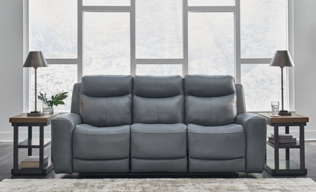 Mindanao Steel Power Reclining Sofa from Ashley - Luna Furniture
