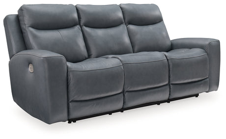 Mindanao Steel Power Reclining Sofa from Ashley - Luna Furniture