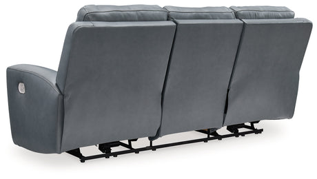 Mindanao Steel Power Reclining Sofa from Ashley - Luna Furniture