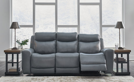 Mindanao Steel Power Reclining Sofa from Ashley - Luna Furniture