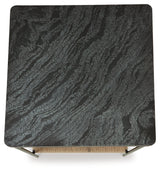 Minrich Black/Natural Accent Table from Ashley - Luna Furniture