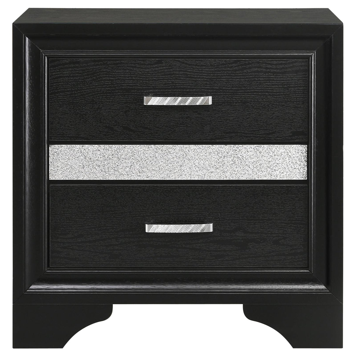 Miranda Black 4-Piece Queen Platform Storage Bedroom Set from Coaster - Luna Furniture