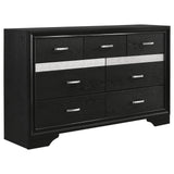 Miranda Black 5-Piece Queen Platform Storage Bedroom Set from Coaster - Luna Furniture