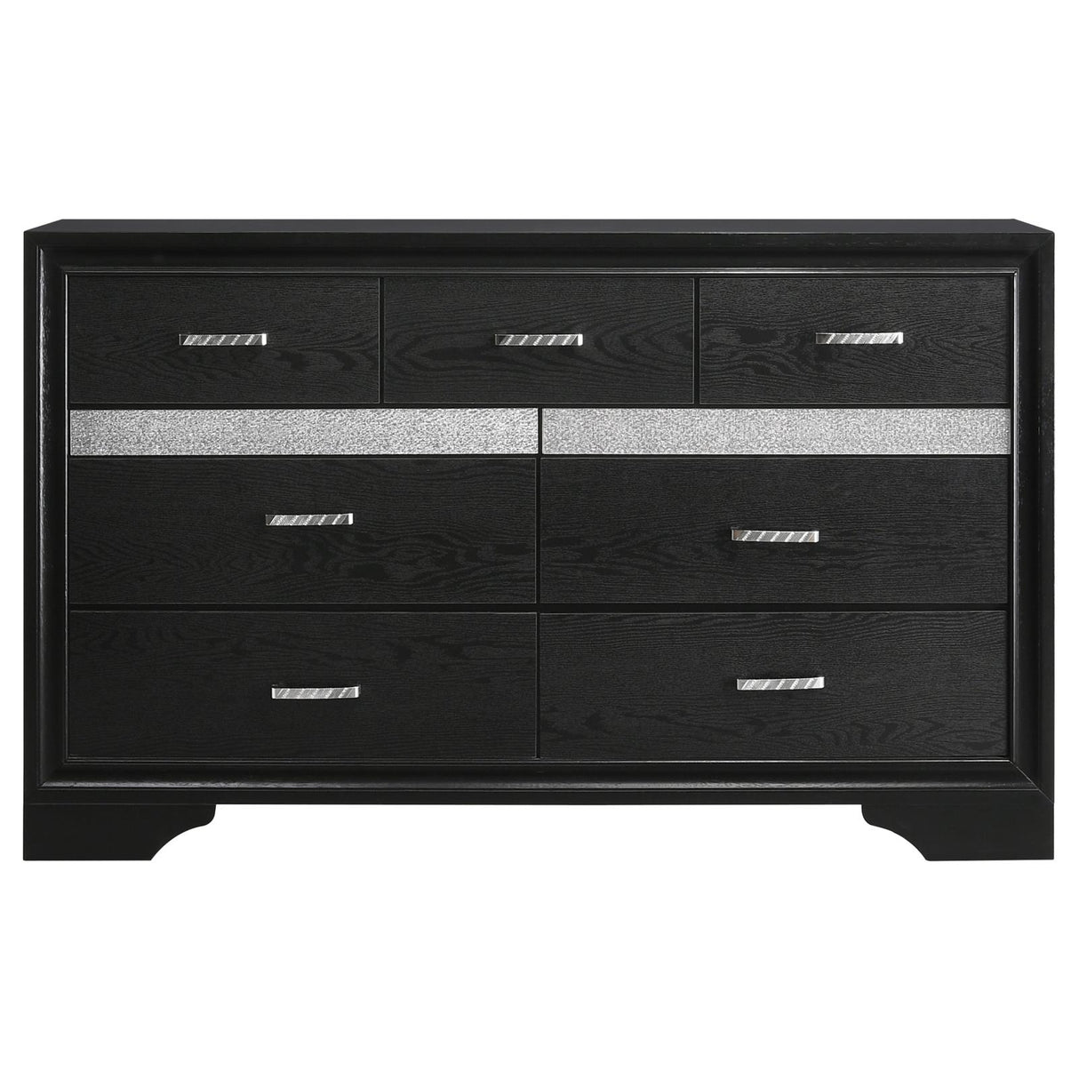 Miranda Black 5-Piece Queen Platform Storage Bedroom Set from Coaster - Luna Furniture