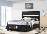 Miranda Black Full Storage Bed from Coaster - Luna Furniture