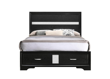 Miranda Black Full Storage Bed from Coaster - Luna Furniture