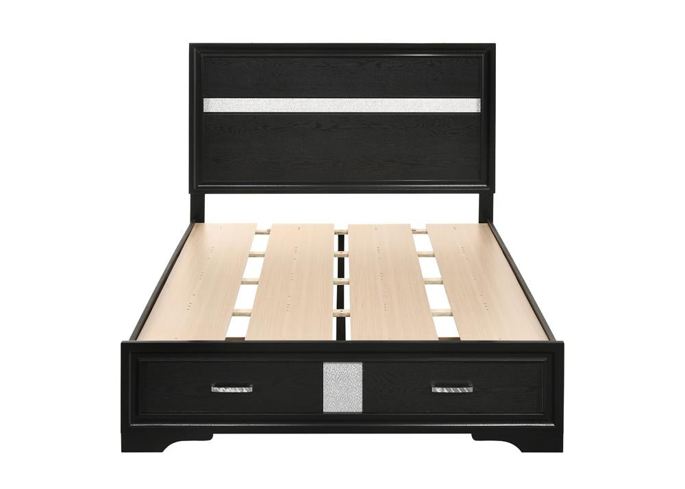 Miranda Black Full Storage Bed from Coaster - Luna Furniture