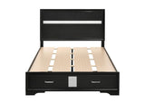 Miranda Black Full Storage Bed from Coaster - Luna Furniture