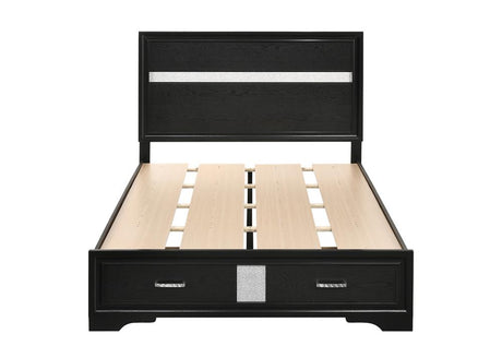 Miranda Black Full Storage Bed from Coaster - Luna Furniture