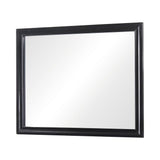 Miranda Black Rectangular Mirror (Mirror Only) from Coaster - Luna Furniture