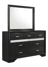 Miranda Black and Rhinestone 7-Drawer Dresser from Coaster - Luna Furniture