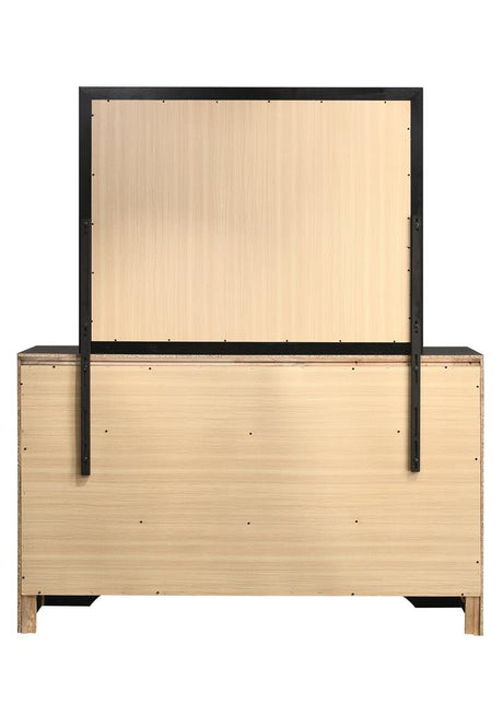 Miranda Black and Rhinestone 7-Drawer Dresser from Coaster - Luna Furniture