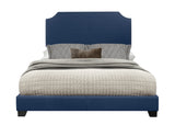 Miranda Blue Queen Upholstered Bed from Homelegance - Luna Furniture