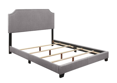 Miranda Gray Full Upholstered Bed from Homelegance - Luna Furniture