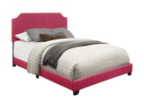 Miranda Pink Queen Upholstered Bed from Homelegance - Luna Furniture