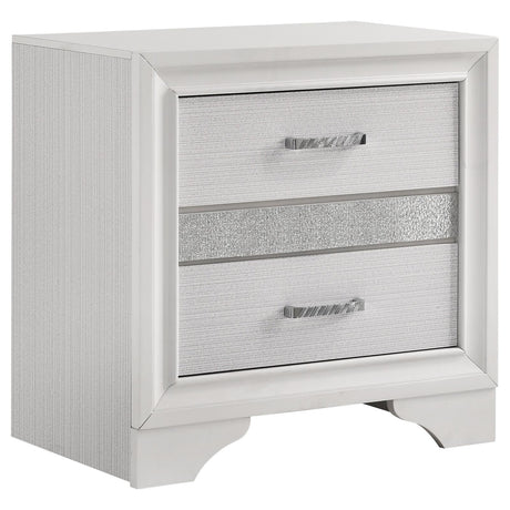 Miranda White 4-Piece California King Platform Storage Bedroom Set from Coaster - Luna Furniture