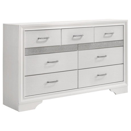 Miranda White 4-Piece Queen Platform Storage Bedroom Set from Coaster - Luna Furniture
