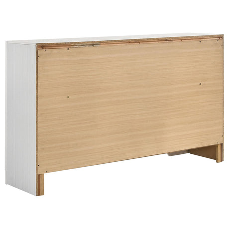 Miranda White 5-Piece Eastern King Platform Storage Bedroom Set from Coaster - Luna Furniture