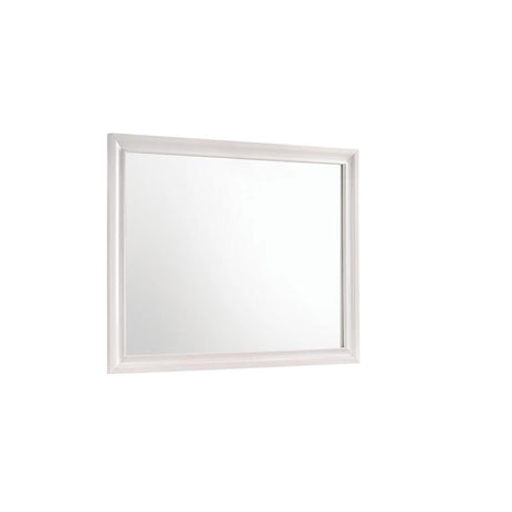 Miranda White Rectangular Mirror (Mirror Only) from Coaster - Luna Furniture