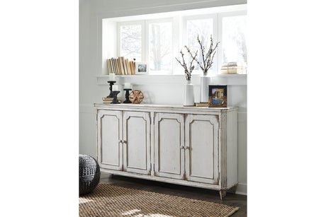 Mirimyn Antique White Accent Cabinet from Ashley - Luna Furniture