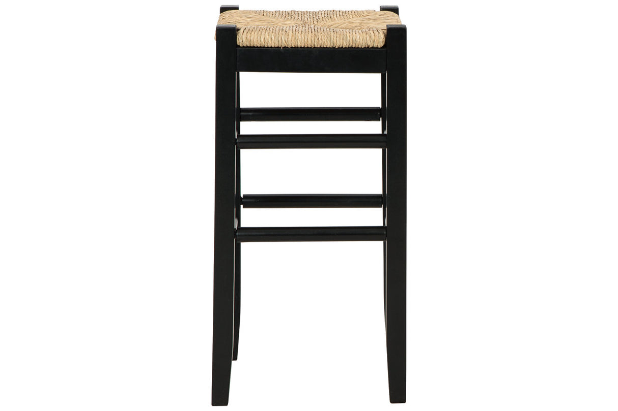 Mirimyn Black Bar Height Barstool, Set of 2 from Ashley - Luna Furniture
