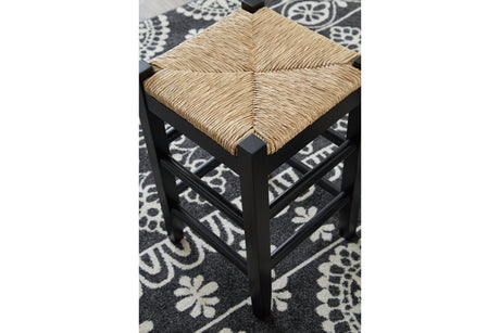 Mirimyn Black Bar Height Barstool, Set of 2 from Ashley - Luna Furniture