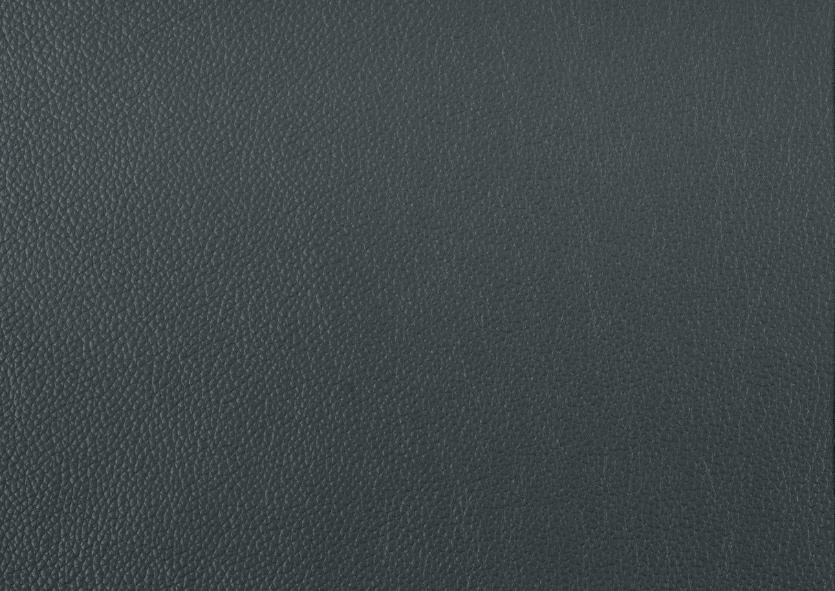 Mischa Dark Gray Top-Grain Leather Loveseat from Homelegance - Luna Furniture