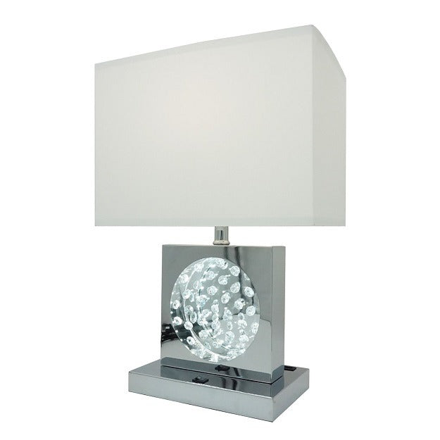 Monica White Table Lamp from Crown Mark - Luna Furniture
