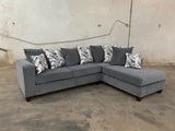 Monroe Charcoal RAF Sectional from Happy Homes - Luna Furniture