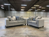 Monroe Dove Sofa & Loveseat from Happy Homes - Luna Furniture