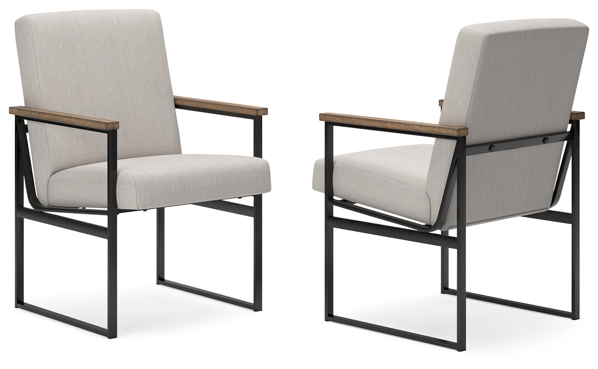 Montia Light Brown Home Office Desk Chair from Ashley - Luna Furniture