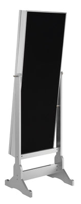 Moore Silver Jewelry Cheval Mirror from Coaster - Luna Furniture