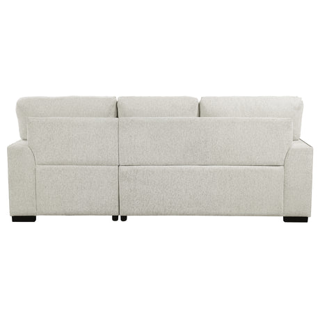 Morelia Beige RAF Storage Sleeper Sofa Chaise from Homelegance - Luna Furniture